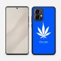כיסוי בעיצוב אישי עם השם שלך לדגם - Motorola Edge 50 Pro 5G בעיצוב עלה מריחואנה - גראס