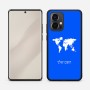 כיסוי בעיצוב אישי עם השם שלך לדגם - Motorola Edge 50 Pro 5G בעיצוב מפת העולם
