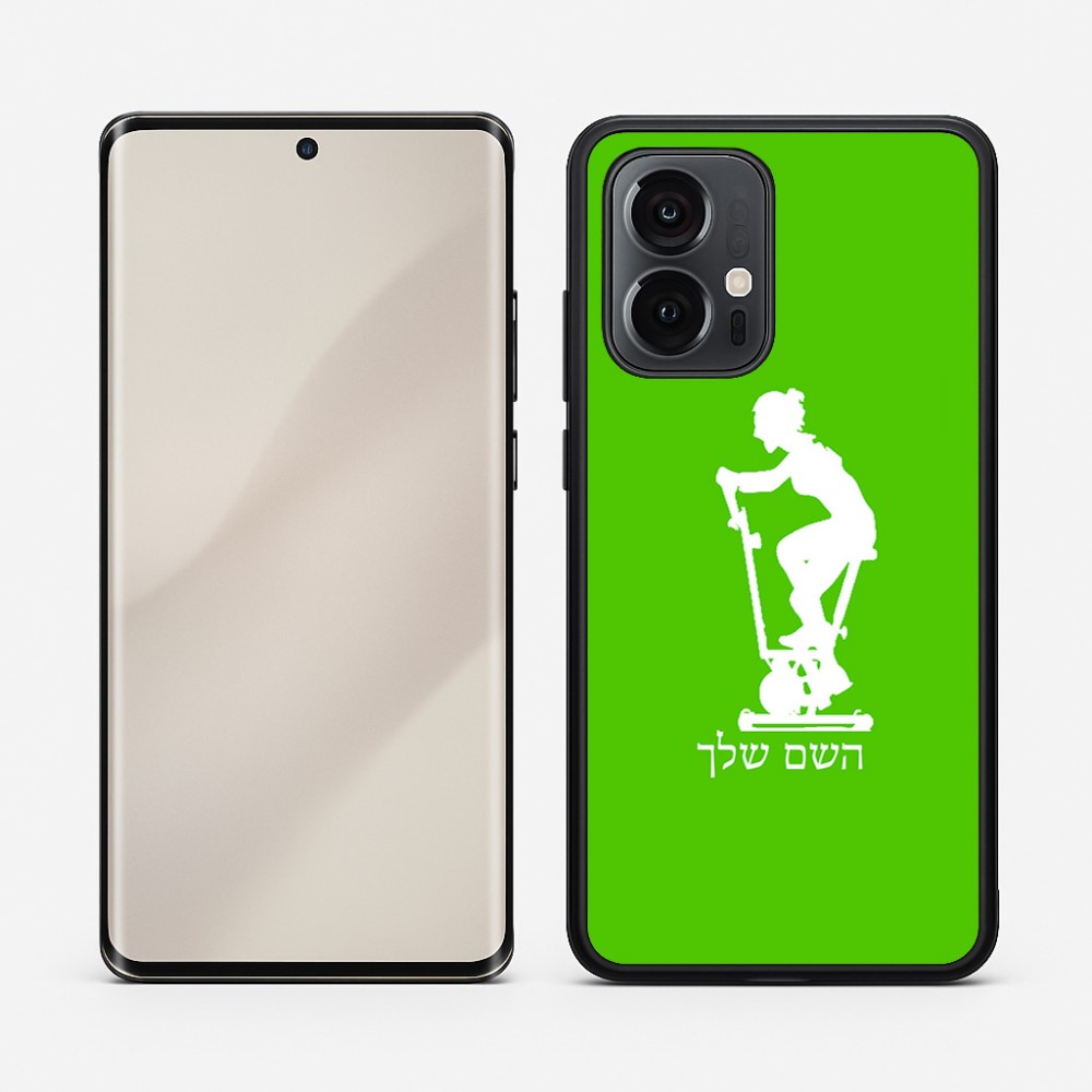 כיסוי בעיצוב אישי עם השם שלך לדגם - Motorola Edge 50 Pro 5G בעיצוב אימון ספינינג - אישה