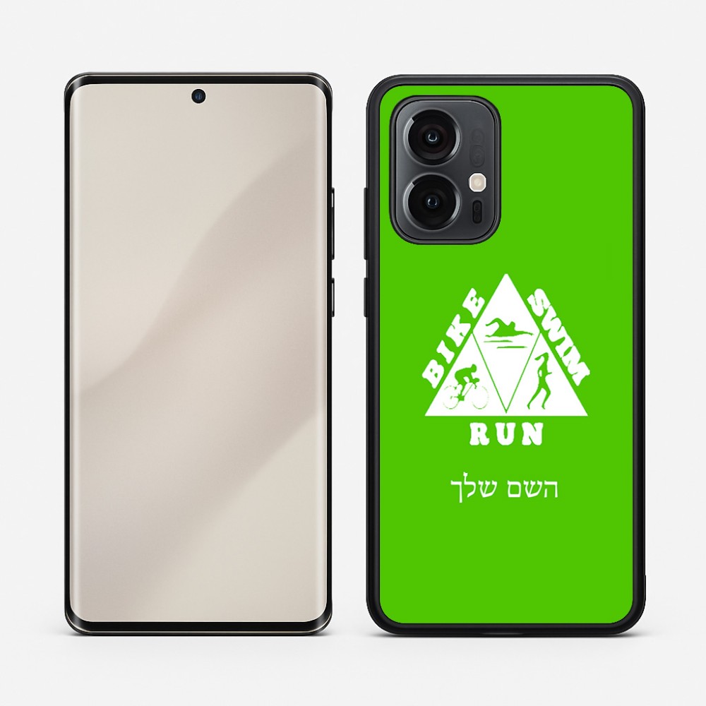 כיסוי בעיצוב אישי עם השם שלך לדגם - Motorola Edge 50 Pro 5G בעיצוב טריאתלון