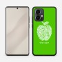 כיסוי בעיצוב אישי עם השם שלך לדגם - Motorola Edge 50 Pro 5G בעיצוב הדפס תפוח