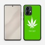 כיסוי בעיצוב אישי עם השם שלך לדגם - Motorola Edge 50 Pro 5G בעיצוב עלה מריחואנה - גראס