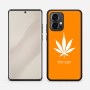 כיסוי בעיצוב אישי עם השם שלך לדגם - Motorola Edge 50 Pro 5G בעיצוב עלה מריחואנה - גראס