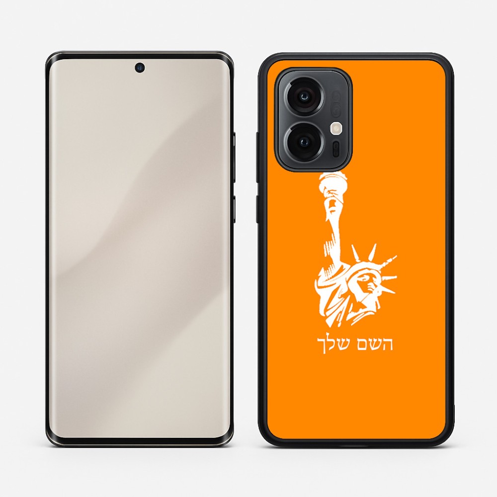 כיסוי בעיצוב אישי עם השם שלך לדגם - Motorola Edge 50 Pro 5G בעיצוב פסל החירות