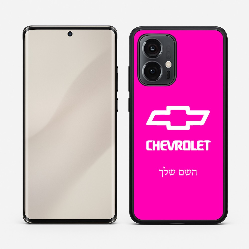 כיסוי בעיצוב אישי עם השם שלך לדגם - Motorola Edge 50 Pro 5G בעיצוב שברולט