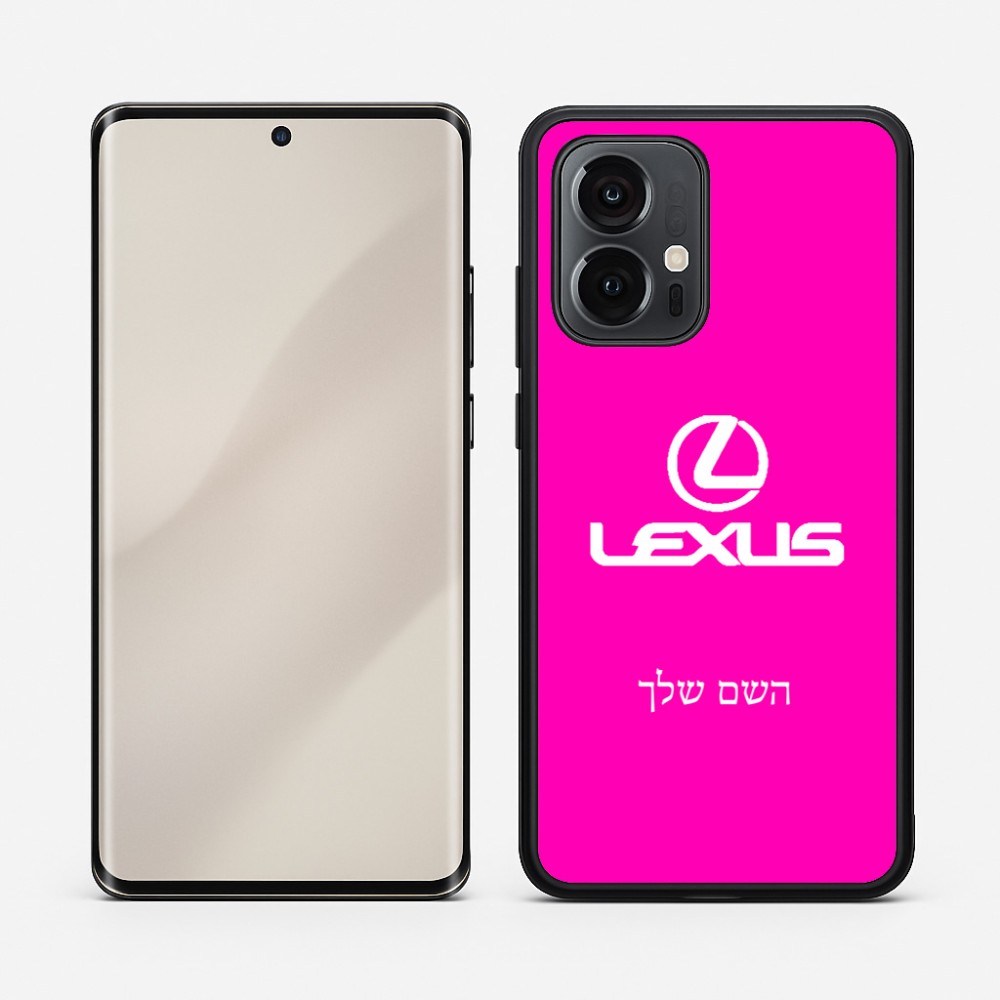 כיסוי בעיצוב אישי עם השם שלך לדגם - Motorola Edge 50 Pro 5G בעיצוב לקסוס