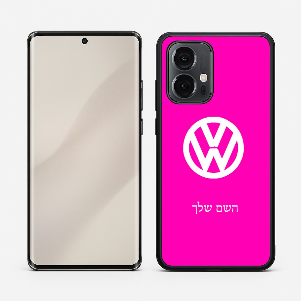 כיסוי בעיצוב אישי עם השם שלך לדגם - Motorola Edge 50 Pro 5G בעיצוב פולקסווגן