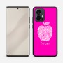 כיסוי בעיצוב אישי עם השם שלך לדגם - Motorola Edge 50 Pro 5G בעיצוב הדפס תפוח