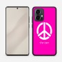 כיסוי בעיצוב אישי עם השם שלך לדגם - Motorola Edge 50 Pro 5G בעיצוב סמל השלום