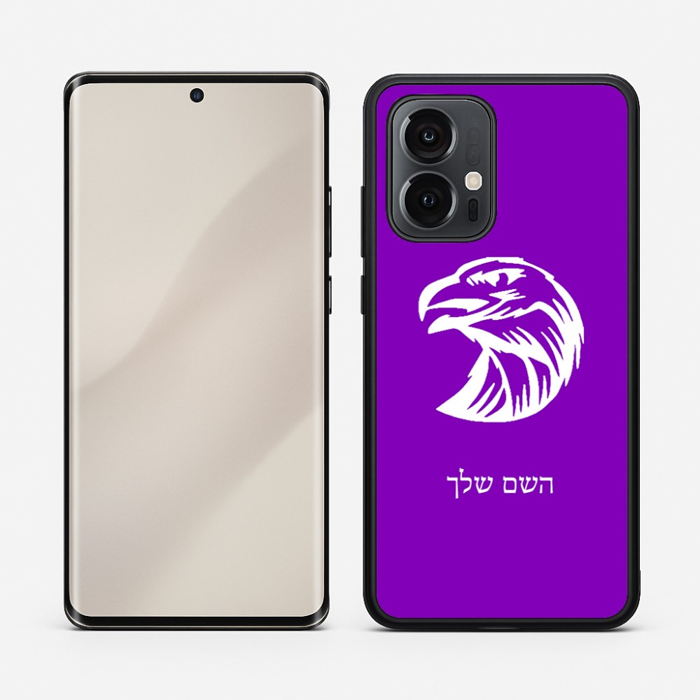 כיסוי בעיצוב אישי עם השם שלך לדגם - Motorola Edge 50 Pro 5G בעיצוב ראש נשר
