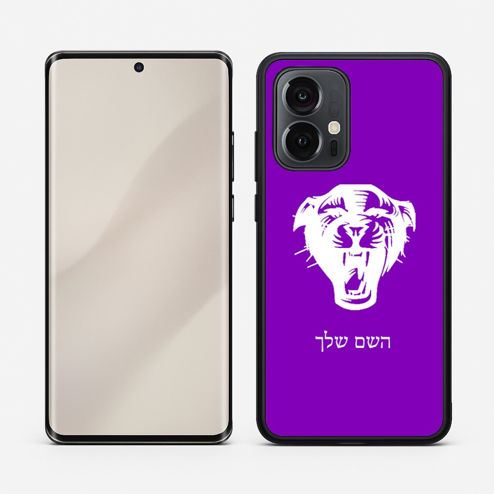 כיסוי בעיצוב אישי עם השם שלך לדגם - Motorola Edge 50 Pro 5G בעיצוב פני פנטרה