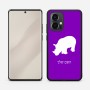 כיסוי בעיצוב אישי עם השם שלך לדגם - Motorola Edge 50 Pro 5G בעיצוב קרנף