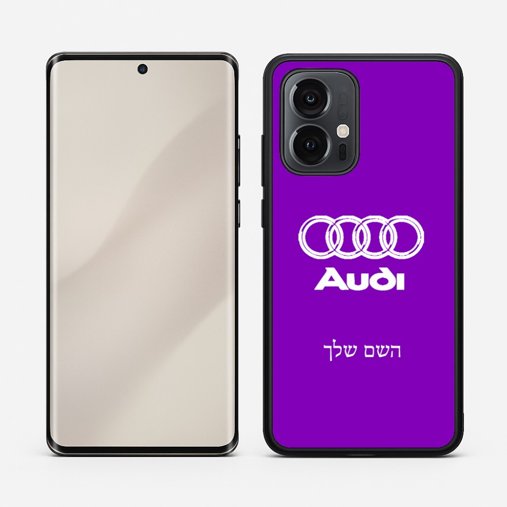 כיסוי בעיצוב אישי עם השם שלך לדגם - Motorola Edge 50 Pro 5G בעיצוב אאודי