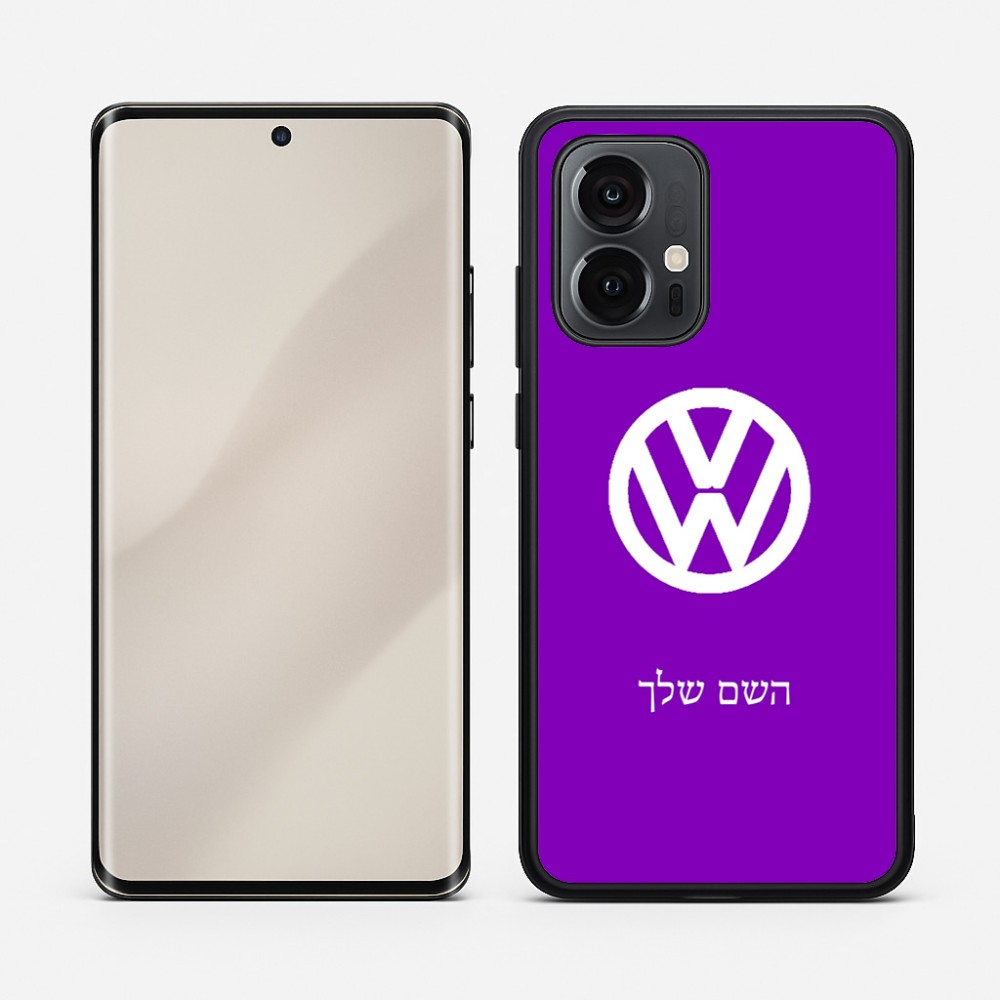 כיסוי בעיצוב אישי עם השם שלך לדגם - Motorola Edge 50 Pro 5G בעיצוב פולקסווגן