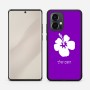 כיסוי בעיצוב אישי עם השם שלך לדגם - Motorola Edge 50 Pro 5G בעיצוב פרח היביסקוס