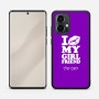כיסוי בעיצוב אישי עם השם שלך לדגם - Motorola Edge 50 Pro 5G בעיצוב לנשק את החברה שלי