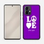 כיסוי בעיצוב אישי עם השם שלך לדגם - Motorola Edge 50 Pro 5G בעיצוב אהבה