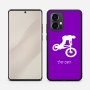 כיסוי בעיצוב אישי עם השם שלך לדגם - Motorola Edge 50 Pro 5G בעיצוב רוכב אופניים