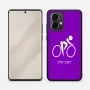 כיסוי בעיצוב אישי עם השם שלך לדגם - Motorola Edge 50 Pro 5G בעיצוב אופניים אולימפיים