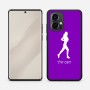 כיסוי בעיצוב אישי עם השם שלך לדגם - Motorola Edge 50 Pro 5G בעיצוב רץ רץ אישה