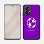 כיסוי בעיצוב אישי עם השם שלך לדגם - Motorola Edge 50 Pro 5G בעיצוב כדורגל כדור כדורגל