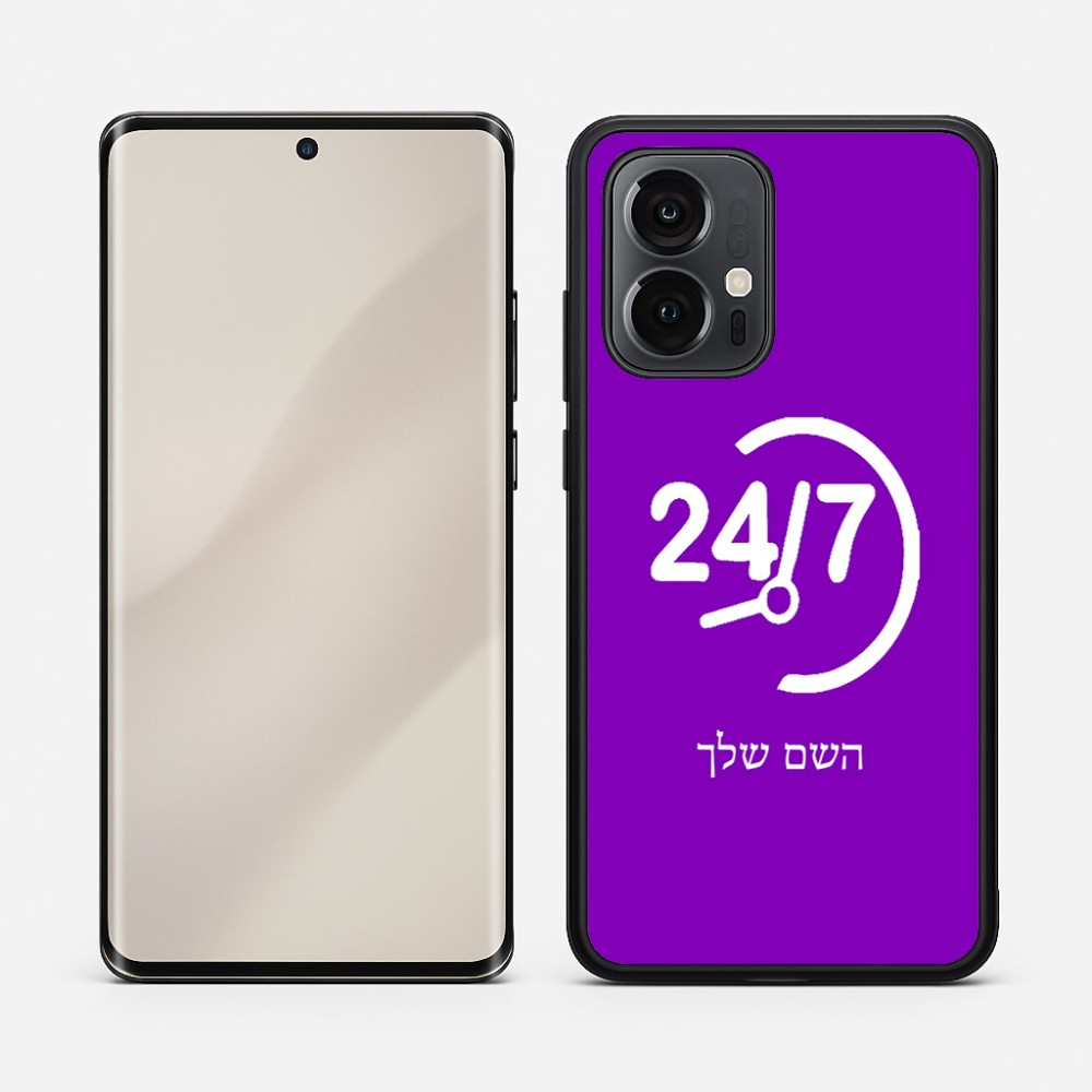 כיסוי בעיצוב אישי עם השם שלך לדגם - Motorola Edge 50 Pro 5G בעיצוב 24 ביולי