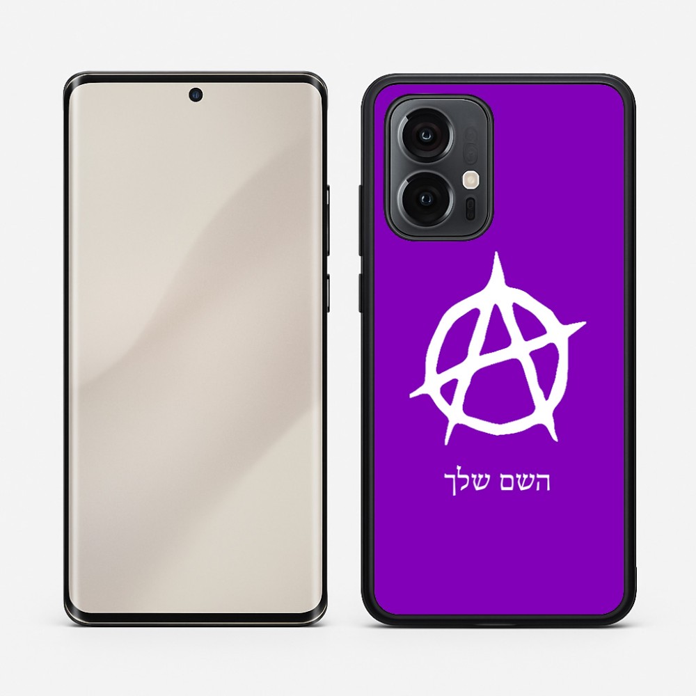 כיסוי בעיצוב אישי עם השם שלך לדגם - Motorola Edge 50 Pro 5G בעיצוב אנרכיה