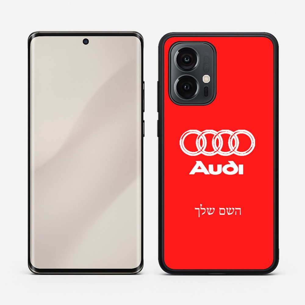 כיסוי בעיצוב אישי עם השם שלך לדגם - Motorola Edge 50 Pro 5G בעיצוב אאודי