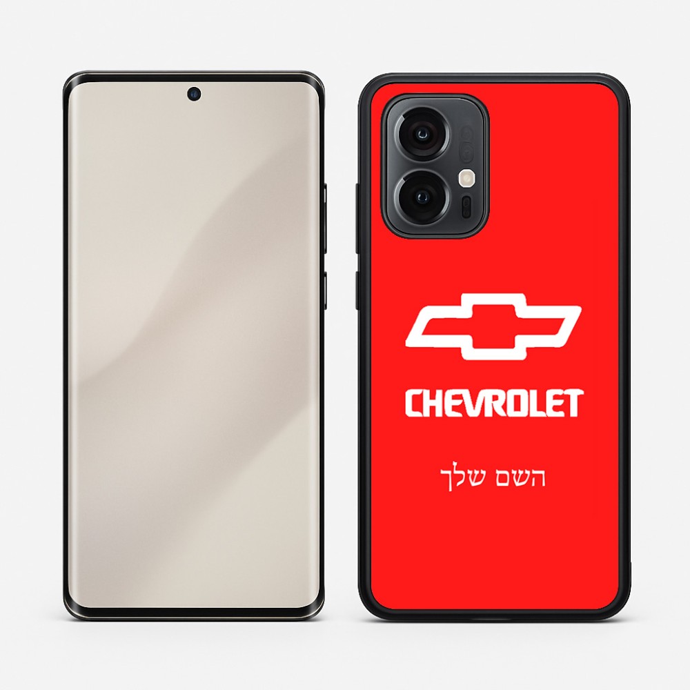 כיסוי בעיצוב אישי עם השם שלך לדגם - Motorola Edge 50 Pro 5G בעיצוב שברולט
