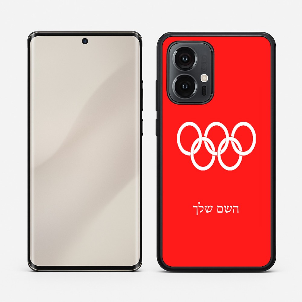 כיסוי בעיצוב אישי עם השם שלך לדגם - Motorola Edge 50 Pro 5G בעיצוב אולימפי