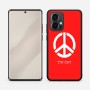 כיסוי בעיצוב אישי עם השם שלך לדגם - Motorola Edge 50 Pro 5G בעיצוב סמל השלום
