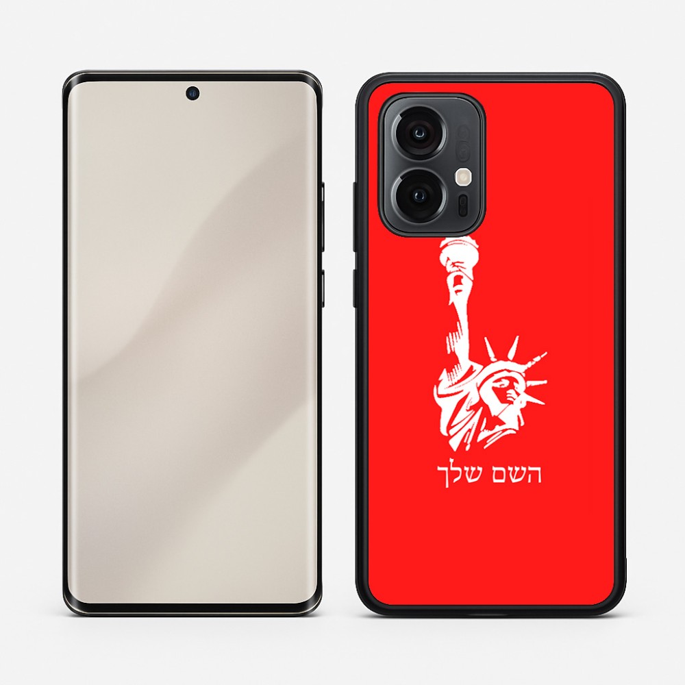 כיסוי בעיצוב אישי עם השם שלך לדגם - Motorola Edge 50 Pro 5G בעיצוב פסל החירות