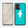 כיסוי בעיצוב אישי עם השם שלך לדגם - Motorola Edge 50 Pro 5G בעיצוב פינגווין