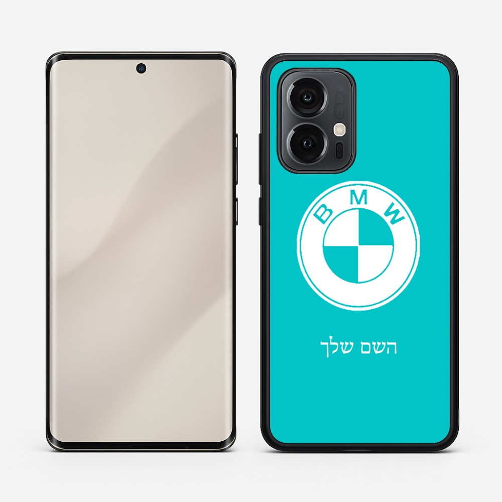 כיסוי בעיצוב אישי עם השם שלך לדגם - Motorola Edge 50 Pro 5G בעיצוב ב.מ.וו