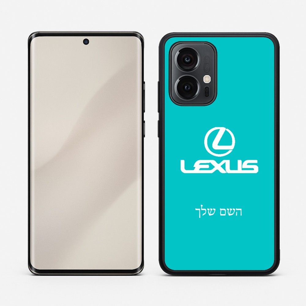 כיסוי בעיצוב אישי עם השם שלך לדגם - Motorola Edge 50 Pro 5G בעיצוב לקסוס
