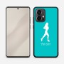 כיסוי בעיצוב אישי עם השם שלך לדגם - Motorola Edge 50 Pro 5G בעיצוב רץ רץ אישה