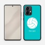 כיסוי בעיצוב אישי עם השם שלך לדגם - Motorola Edge 50 Pro 5G בעיצוב כדור כדורעף
