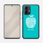 כיסוי בעיצוב אישי עם השם שלך לדגם - Motorola Edge 50 Pro 5G בעיצוב הדפס תפוח