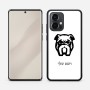 כיסוי בעיצוב אישי עם השם שלך לדגם - Motorola Edge 50 Pro 5G בעיצוב פרצוף בולדוג