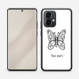 כיסוי בעיצוב אישי עם השם שלך לדגם - Motorola Edge 50 Pro 5G בעיצוב פרפר