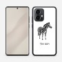 כיסוי בעיצוב אישי עם השם שלך לדגם - Motorola Edge 50 Pro 5G בעיצוב זברה