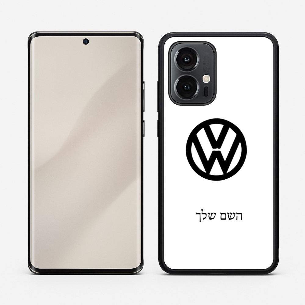 כיסוי בעיצוב אישי עם השם שלך לדגם - Motorola Edge 50 Pro 5G בעיצוב פולקסווגן