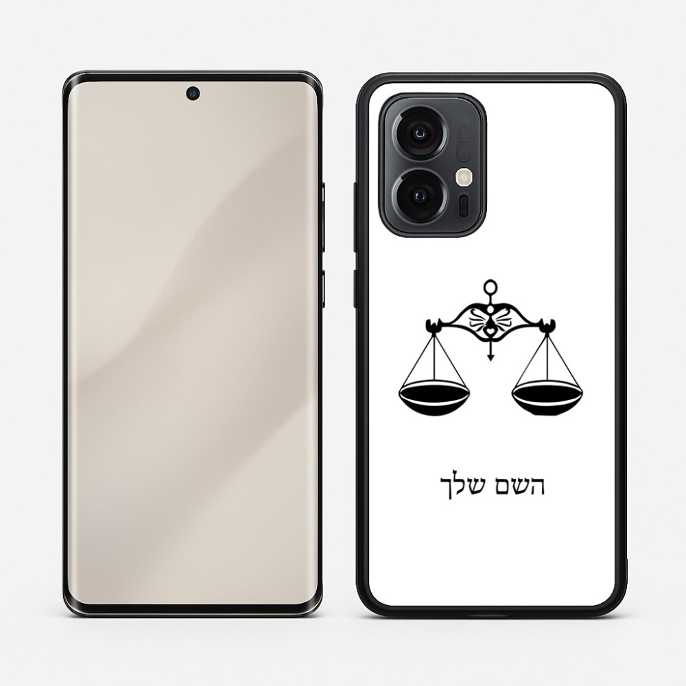 כיסוי בעיצוב אישי עם השם שלך לדגם - Motorola Edge 50 Pro 5G בעיצוב מזלות - מאזניים