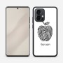 כיסוי בעיצוב אישי עם השם שלך לדגם - Motorola Edge 50 Pro 5G בעיצוב הדפס תפוח