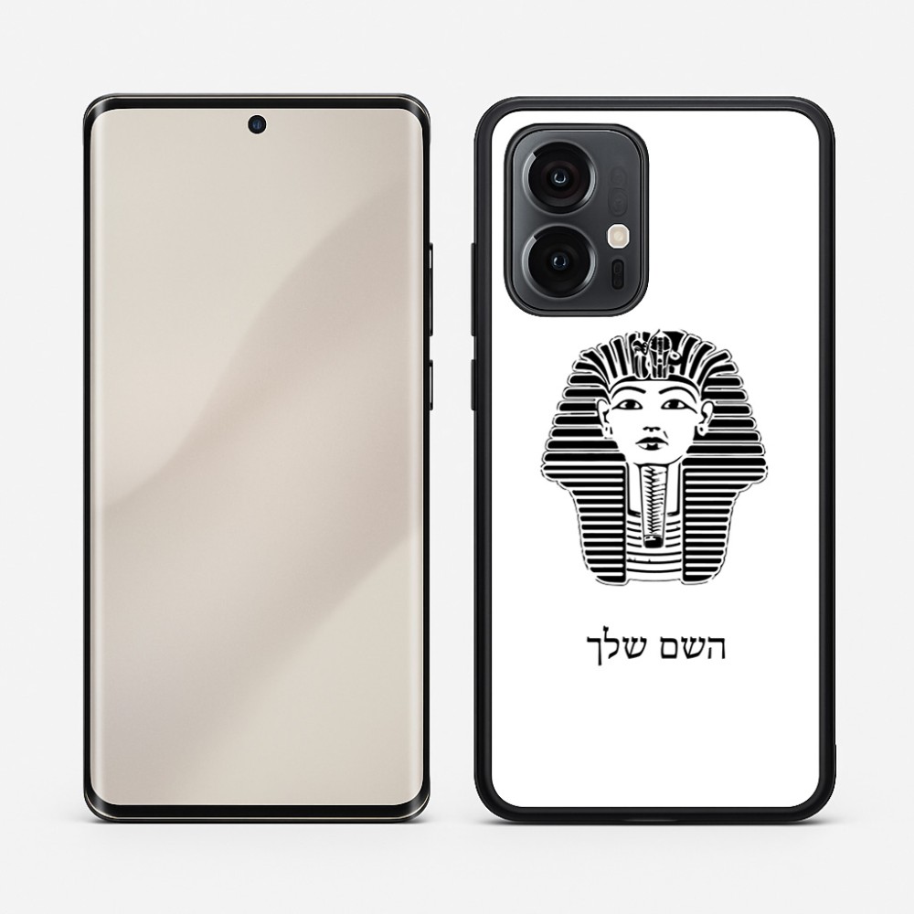 כיסוי בעיצוב אישי עם השם שלך לדגם - Motorola Edge 50 Pro 5G בעיצוב פרעה - תות ענח' אמון מצרי