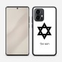 כיסוי בעיצוב אישי עם השם שלך לדגם - Motorola Edge 50 Pro 5G בעיצוב מגן דוד - מגן דוד - ישראל