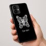 כיסוי בעיצוב אישי עם השם שלך לדגם - Motorola Edge 50 Pro 5G בעיצוב פרפר