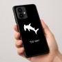 כיסוי בעיצוב אישי עם השם שלך לדגם - Motorola Edge 50 Pro 5G בעיצוב כריש ראש פטיש