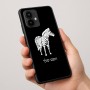 כיסוי בעיצוב אישי עם השם שלך לדגם - Motorola Edge 50 Pro 5G בעיצוב זברה