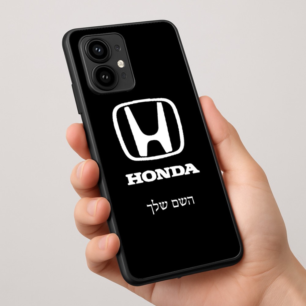 כיסוי בעיצוב אישי עם השם שלך לדגם - Motorola Edge 50 Pro 5G בעיצוב הונדה 2